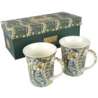 William Morris Set of two Daffodil China Mugs