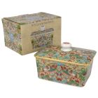 William Morris Strawberry Thief Cream Butter Dish Gift Boxed The Leonardo Collection