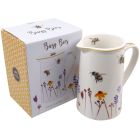 Classic China Jug Busy Bees Range by The Leonardo Collection Gift Boxed
