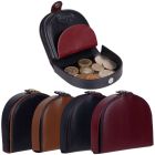 Oakridge Leather Mens Tray Coin Purse Pocket Size 