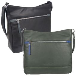 Rowallan of Scotland Leather Ladies Shoulder Top Zip Bag