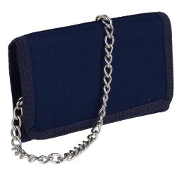 Mens Boys Canvas Sports Wallet with Chain