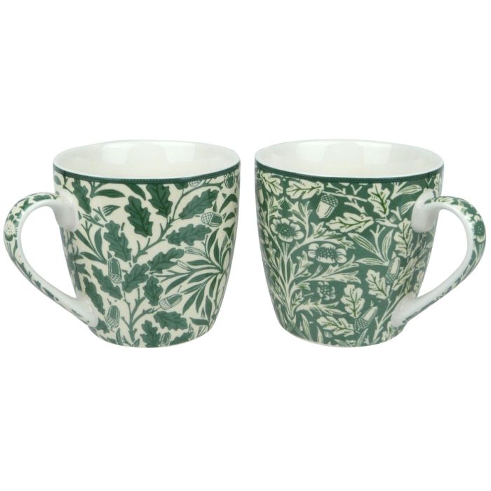 William Morris Acorn China Breakfast Mug in Presentation Box 400ml