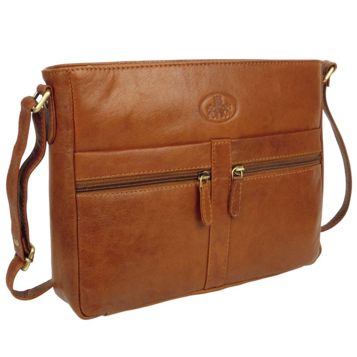 Rowallan of Scotland Ladies Leather Cross Body Shoulder Bag