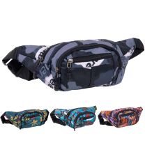 RED X Mens Ladies Nylon Bum Bag Waist Bag