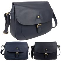 Rowallan of Scotland Soft Ladies Leather Curved Shoulder Bag 