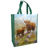 The Leonardo Collection Highland Cow Coo Reusable Shopping Bag
