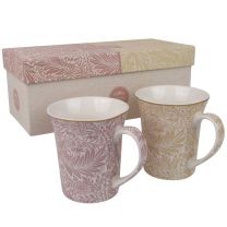William Morris Larkspur Set of 2 Mugs The Leonardo Collection (Gift Boxed)