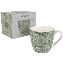 William Morris Larkspur China Breakfast Mug in Presentation Box 400ml (13.5 fl oz)