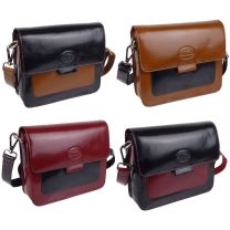 Oakridge Leather Ladies Flap-Over Cross Body Bag Ambassador Range 