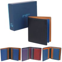 Compact Unisex Leather Purse/Wallet by  Graffiti Gift Box