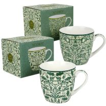 William Morris Acorn China Breakfast Mug in Presentation Box 400ml (13.5 fl oz) 2 Options