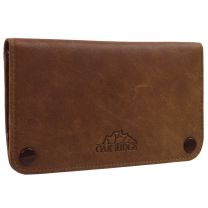Oakridge Leather Tobacco Pouch with Stud Fastener-Tan
