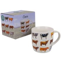 The Leonardo Collection Fine China Cows Mug in Presentation Box 300ml (10 fl oz)