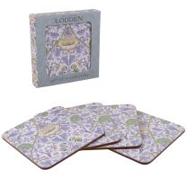 William Morris Lodden Set of 4 Coasters in Presentation Box