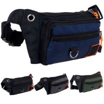 RED X Unisex Nylon Orange Detail Bum Bag Waist Bag 