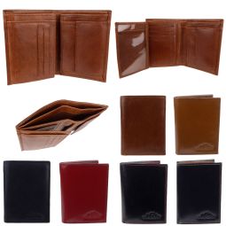 Oakridge Leather Mens North-South Wallet 