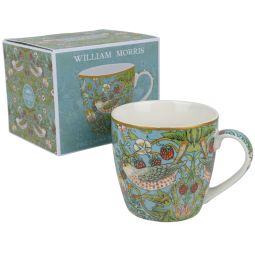 William Morris Strawberry Thief China Breakfast Mug in Presentation Box 400ml (13.5 fl oz)