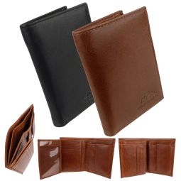 Oakridge RFID Leather Mens North-South Wallet