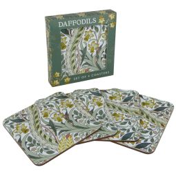 The Leonardo Collection 4 Coasters Daffodil Design