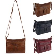 Oakridge Leather Ladies Buffalo Crossbody Shoulder Bag