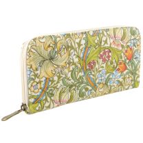 Ladies Flower Fabric Purse/Wallet Design By William Morris Golden Lily 100% Cotton Canvas