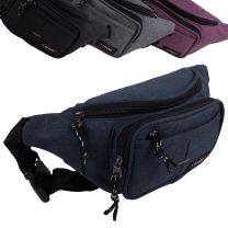 Unisex Denim Look Bum Bag Fanny Pack Work & Travel 