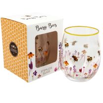 The Leonardo Collection Busy Bees Gin Cocktail Glass Tumbler Stemless