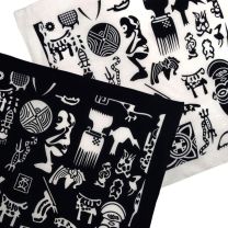 Pickled Moon Unisex Zulu African Tribal 100% Cotton XL Bandana Bandanna