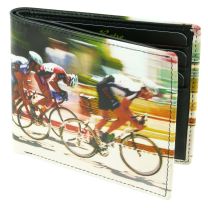 Mens Top Quality Leather Wallet by Retro Cycling Gift Boxed