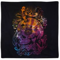 Pickled Moon Tie-Dye Day of the Dead Skull Wall Art