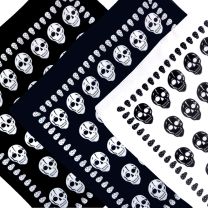 Unisex XL Bandana Scarf Lightweight Cotton Skulls Collection 