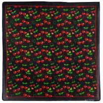 Ladies Bandana Scarf Heart Cherries Festivals Parties Fancy Dress 