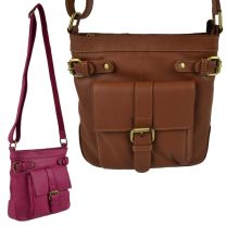 Ladies Soft Leather Cross Body Shoulder BAG by Bolla Bags Classic Handbag