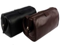 Mens Top Quality Leather Wash Bag by Mala; Verve Collection