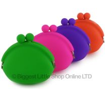 Soft Silicone Clasp Coin Purse Funky Handy Gift Night Out Smooth