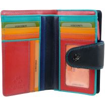 Ladies Soft Leather Purse Wallet by Visconti Designer Spectrum Boxed