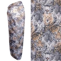 Ladies Beach Cover Up Sarong Animal Print Tiger Leopard