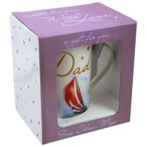 Fine China Mug with Message for Dad Gift Boxed Fathers Day/Birthday 