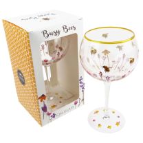 The Leonardo Collection Large Busy Bees Gin/Cocktail Glass Goblet 600ml