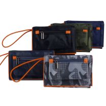 RED X Boys Teenagers Nylon Camouflage Sports Wallet Secure Strap