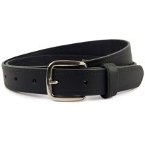 Quality Mens Black Real Leather Belt 1" Wide by Oakridge Sizes up to 49"