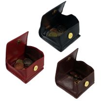 Mens Ladies Leather Coin Tray/Purse by Golunski Branded Collection Magnetic Popper