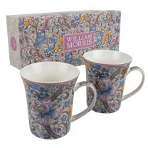Set of 2 Mugs Golden Lily by The Leonardo Collection, William Morris