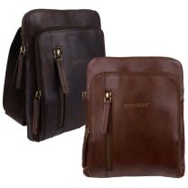 Rowallan of Scotland Men's Leather Slim Cross Body Bag