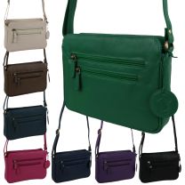 Ladies Leather Cross Body Handbag by Hansson Nordic Blue Shoulder Bag 8 Colours