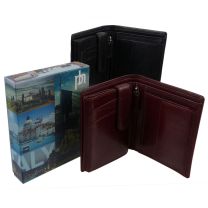 Mens Quality Leather Wallet by Prime Hide RFID Protection Secure Gift Boxed