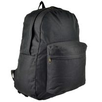 Mens Boys Black Backpack Rucksack Bag by Hi-Tec School College Travel Work
