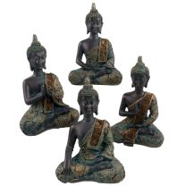Verdigris Thai Buddha 14.5cm Tall 4 Designs Meditation Mindfulness Metta