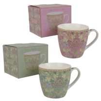 William Morris Hyacinth Set of 2 China Breakfast Mugs 400ml  